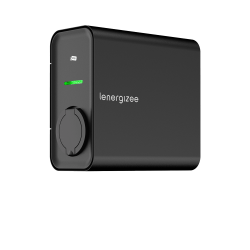 LENERGIZEE HOME RFID 22kW Steckdose schwarz matt RAL9005