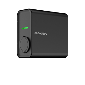 LENERGIZEE HOME BASIC 11kW Steckdose schwarz matt RAL9005 + Steckdose 230V