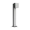 KIT LENERGIZEE HOME RFID 11kW Steckdose matt grau RAL7047 AUF DER NADEL + TERMINAL BOX + Fundament