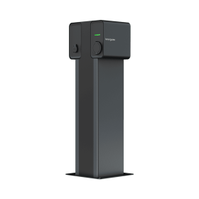 Fuß für Ladegerät LENERGIZEE 1200 doppelt graphit, schwarz RAL7016/9005 matt