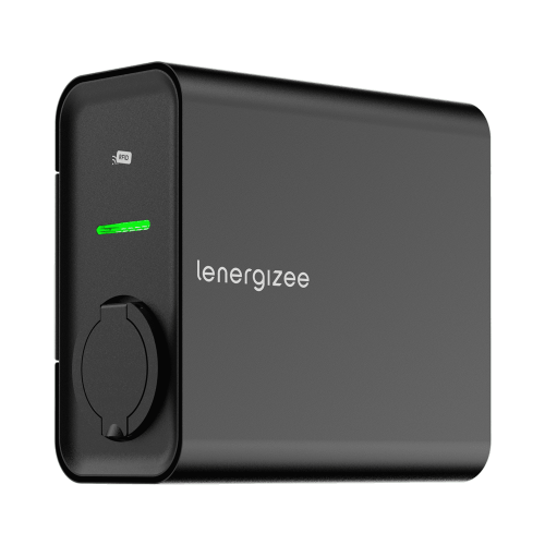 LENERGIZEE BUSINESS PREMIUM OCPP 11kW Steckdose schwarz matt RAL9005