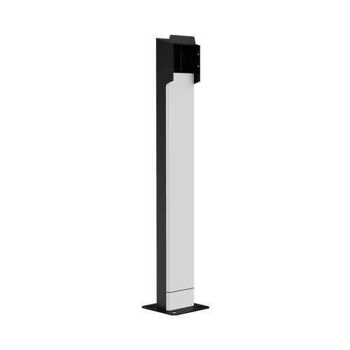 Fuß für LENERGIZEE Ladegerät weiß, schwarz RAL9016/9005 matt + TERMINAL BOX