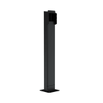 Fuß für LENERGIZEE Ladegerät graphitschwarz RAL7016/9005 matt + TERMINAL BOX