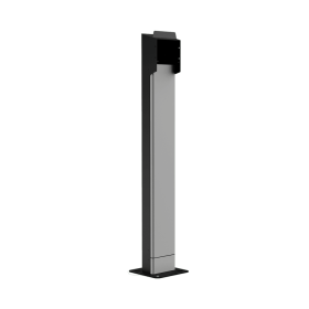 Fuß für LENERGIZEE Ladegerät grau, schwarz RAL7047/9005 matt + TERMINAL BOX